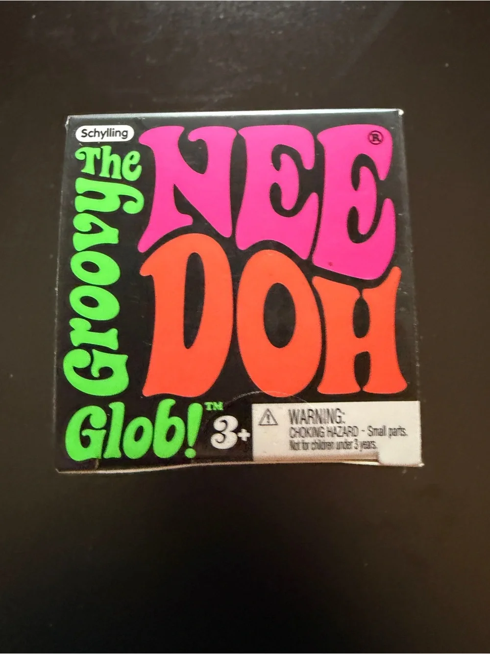 New Nee Doh Schylling Groovy Glob Orange Ball Squishy Toy Squeeze 3+ Sensory